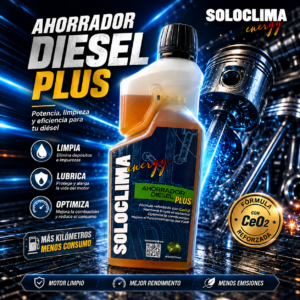 Ahorrador Diesel PLUS 1L, para turismos y mantenimiento de diésel almacenado por largas temporadas