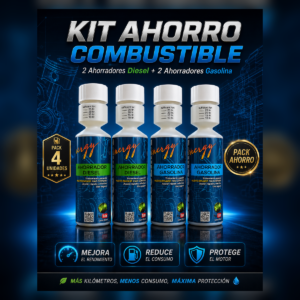 Pack aditivo ahorrador 250ml x4 PERSONALIZABLE!